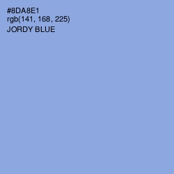 #8DA8E1 - Jordy Blue Color Image